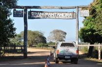 Início oficial da rodovia Transpantaneira, entre Poconé e Porto Jofre, no Mato Grosso